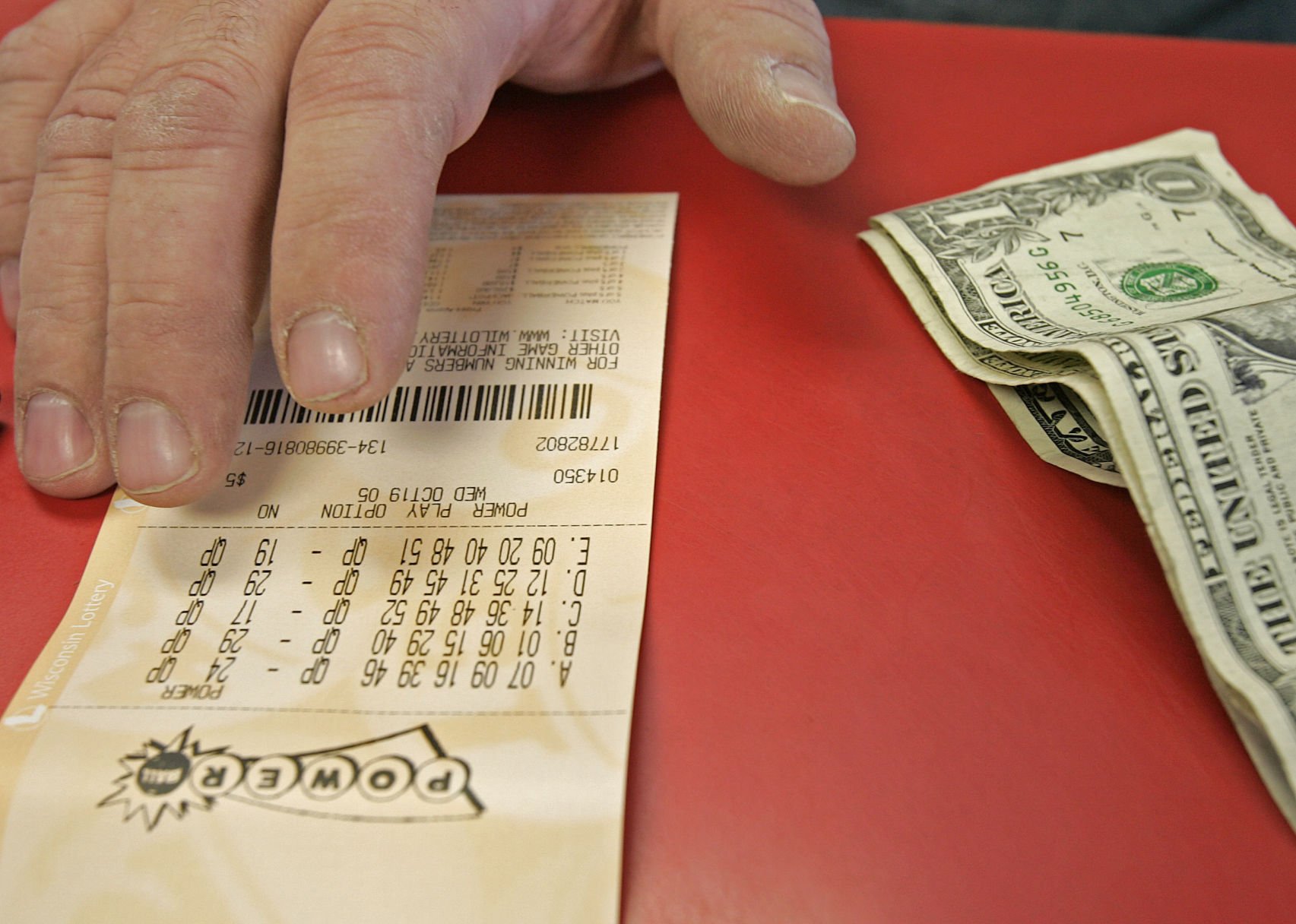 Powerball ticket AP archives