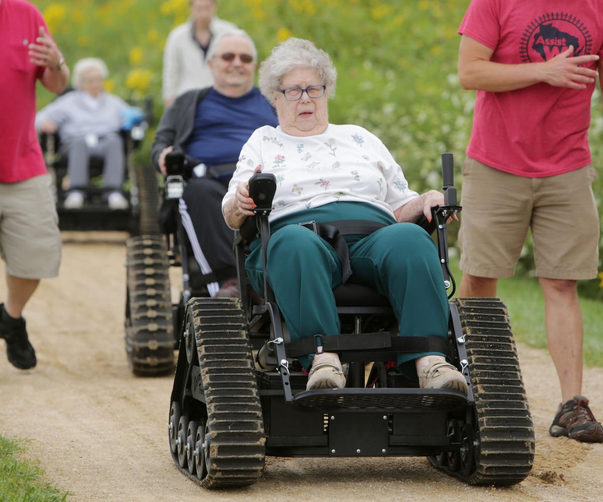 Allterrain wheelchair allows elderly, disabled to experience the