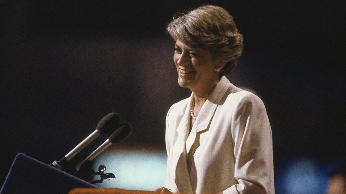 geraldine ferraro Geraldine a ferraro is co-host of crossfire, cnn's popular political debate program ferraro earned a place in history as the first woman vice-presidential candidate on a national party ticket ferraro joined crossfire in february 1996, joining bill press on the left, while john sununu and pat. geraldine ferraro Geraldine a ferraro is co-host of crossfire, cnn's popular political debate program ferraro earned a place in history as the first woman vice-presidential candidate on a national party ticket ferraro joined crossfire in february 1996, joining bill press on the left, while john sununu and pat.