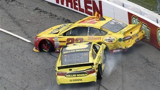 NASCAR: Matt Kenseth wrecks Joey Logano, paving way for ...
