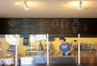 La Nopalera menu board