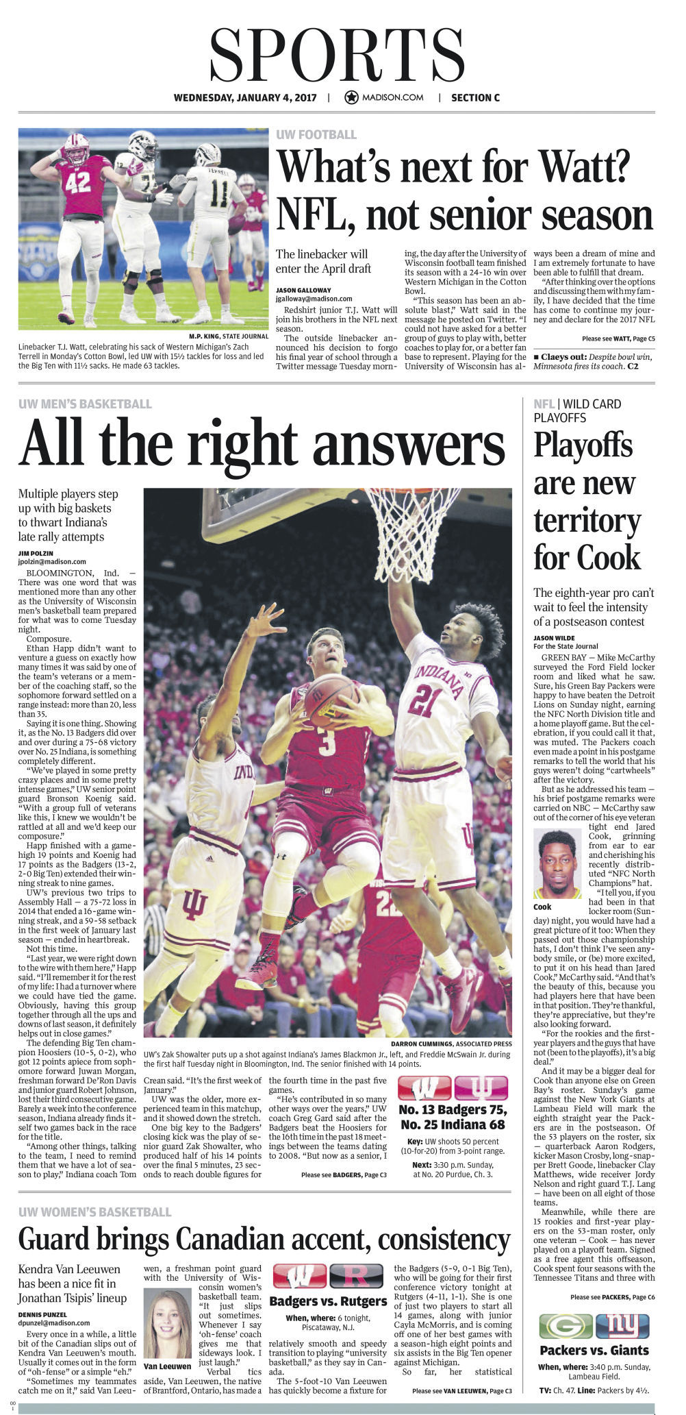 at Indiana cover