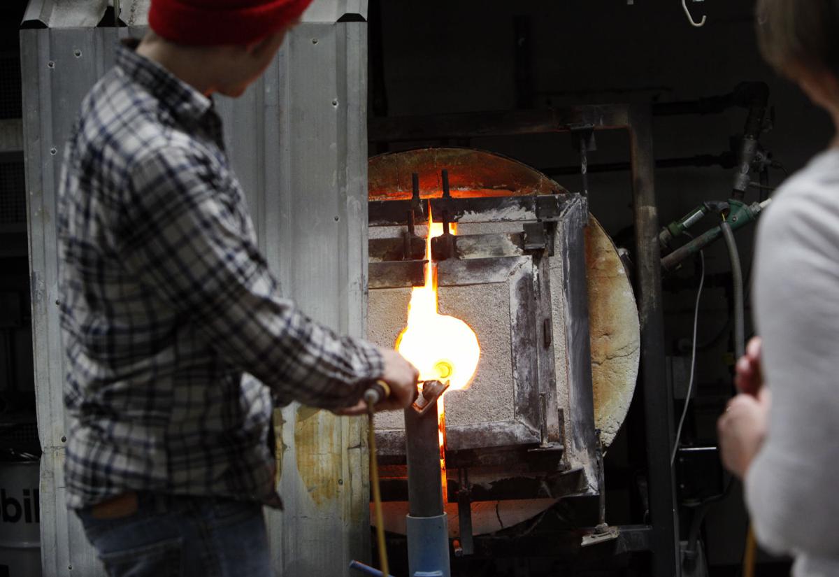 Photos UW Glass Lab hosts 'Blow Your Own Ornament' event Local News