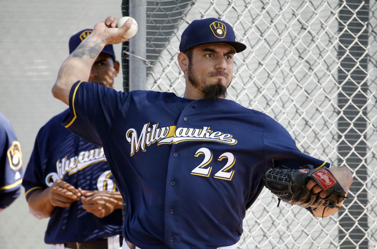 Photos Brewers pitchers and catchers begin spring training workouts