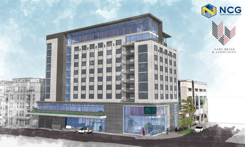 European Style Ac Hotel Planned For Pahl Tire Site In Downtown Ac Hotel Corner View