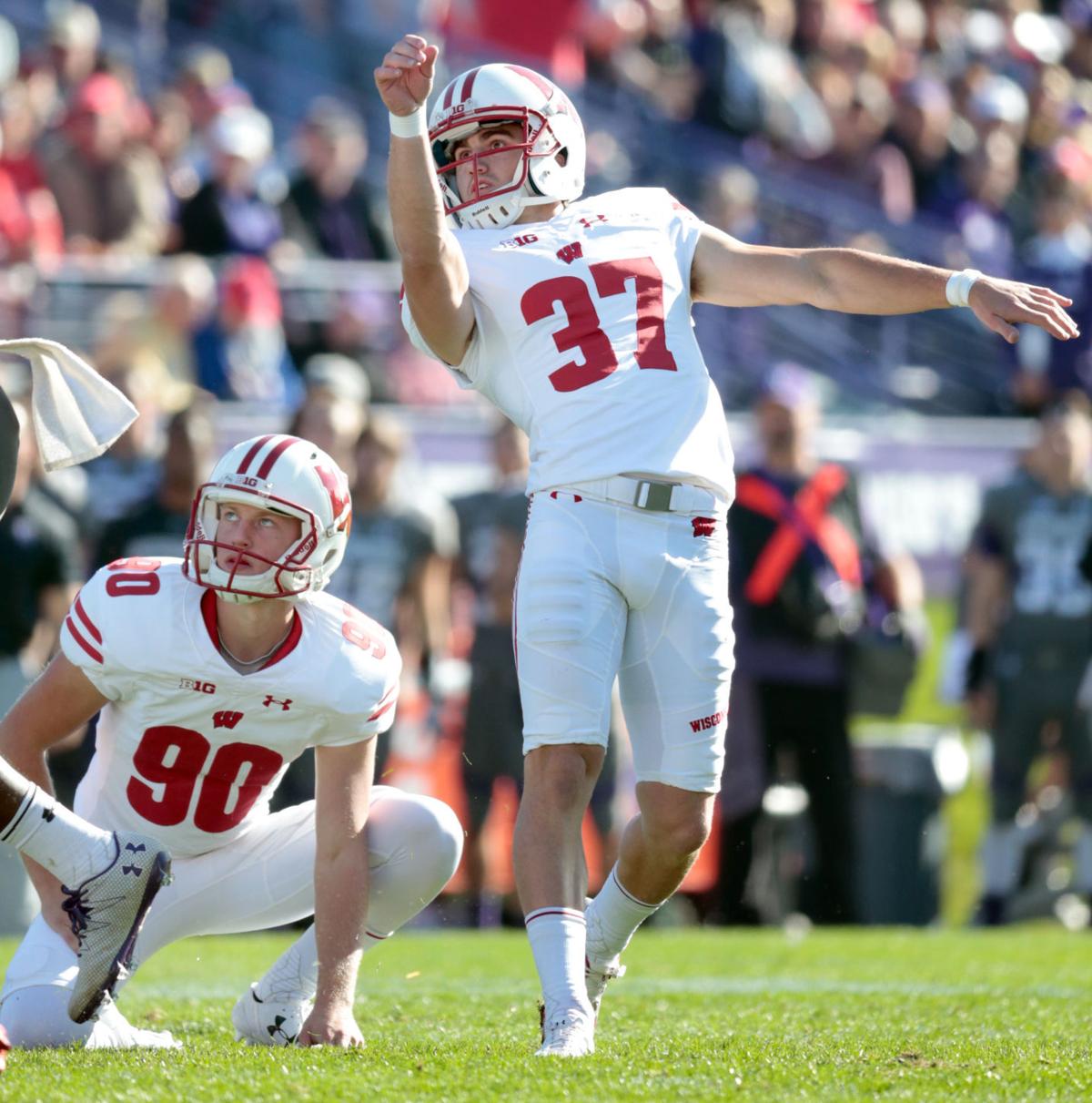 Badgers football Wisconsin kicker Andrew Endicott remains confident