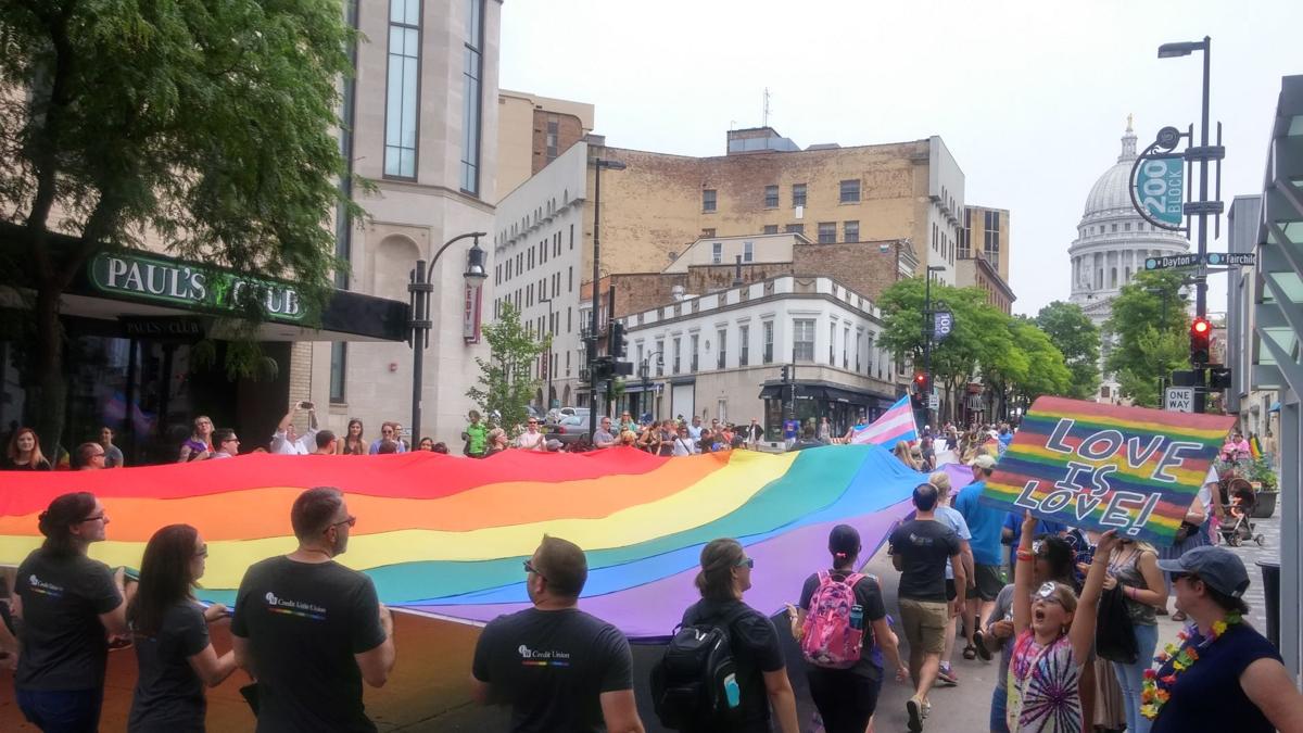 Hundreds take to Downtown to support LGBT community during annual Pride