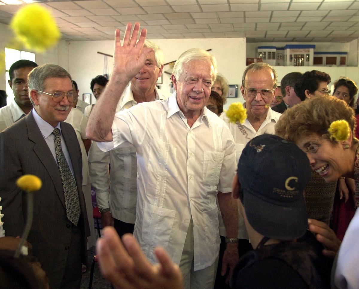President Jimmy Carter in Cuba