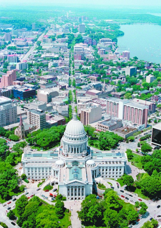 Capitol Square and State Street, 1996