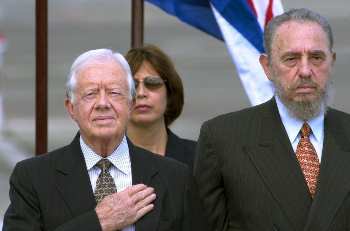 President Jimmy Carter in Cuba