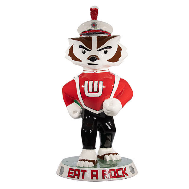 The Wisconsin football-inspired Bucky on Parade statues : r/CFB