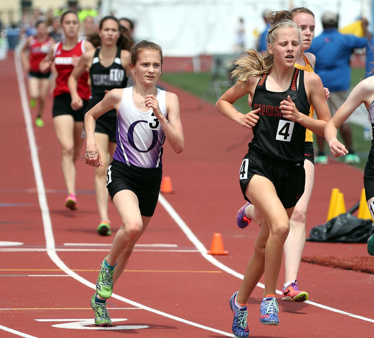 WIAA state track and field meet Onalaka's Kora Malecek