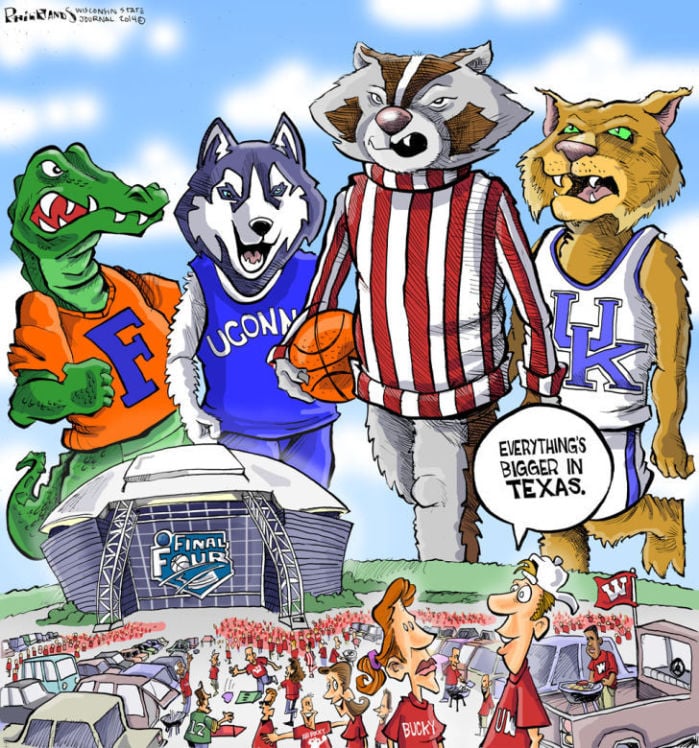 Hands on Wisconsin: Bucky in the Final Four : Wsj