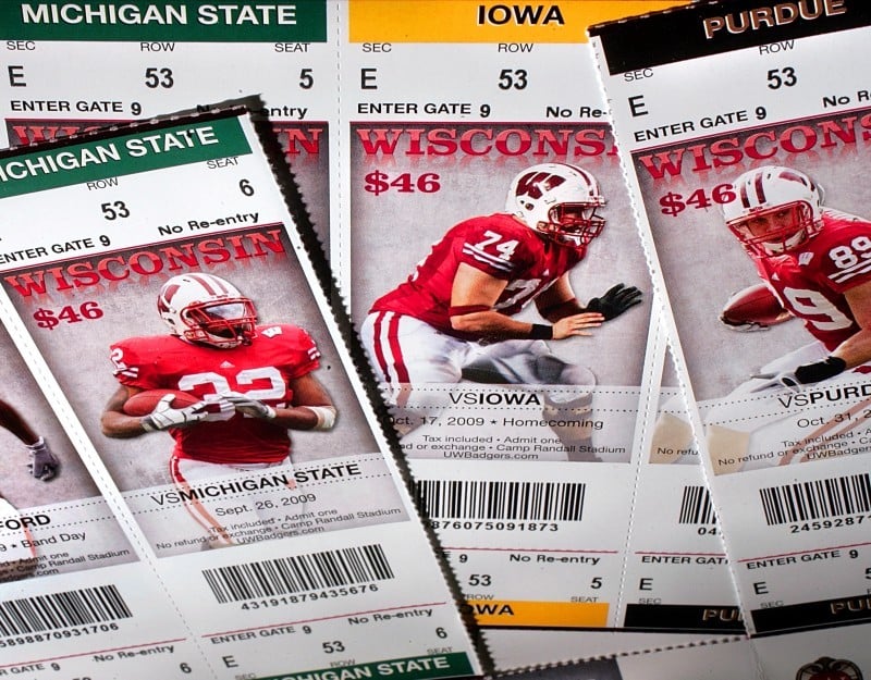 UW football Bargain rate for tickets College Football