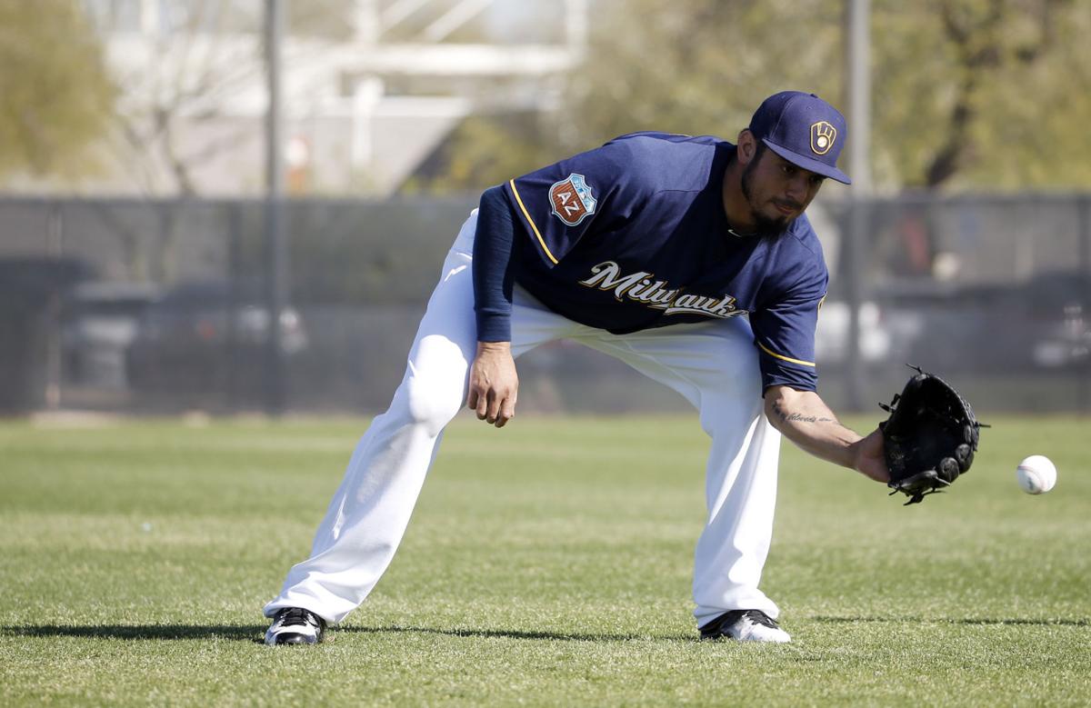 Photos Brewers pitchers and catchers begin spring training workouts