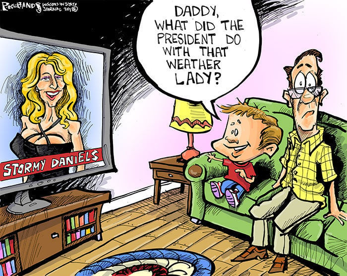Image result for stormy daniels cartoons