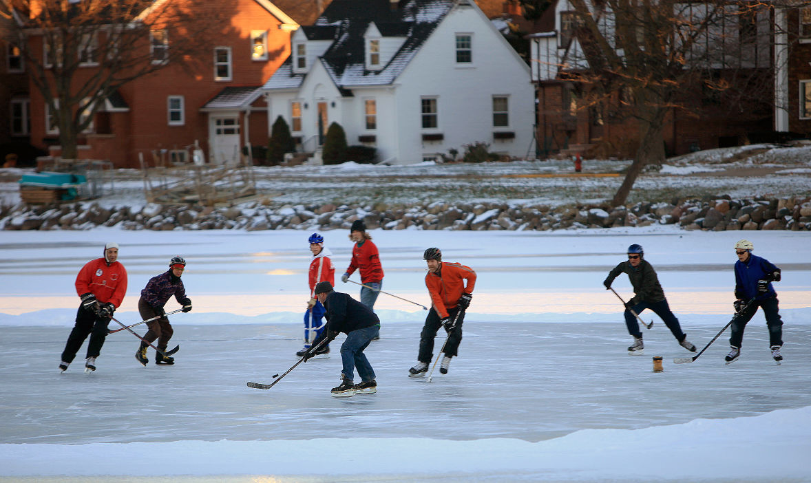 Photos Madison Pond Hockey members take to ice on Monona Bay Local