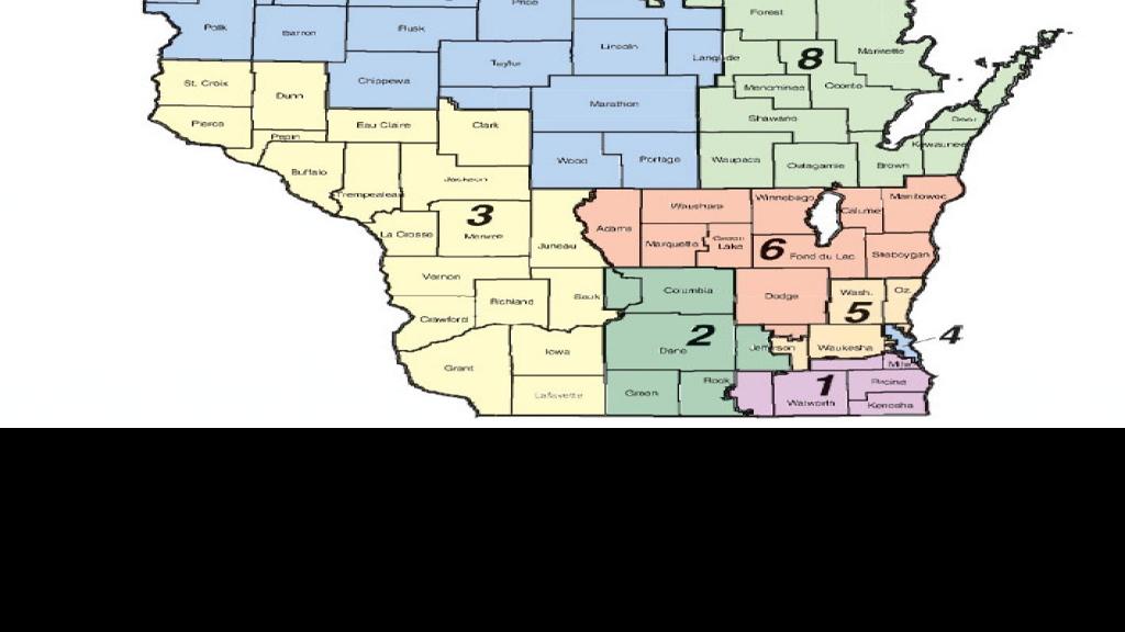 Wisconsin congressional district map