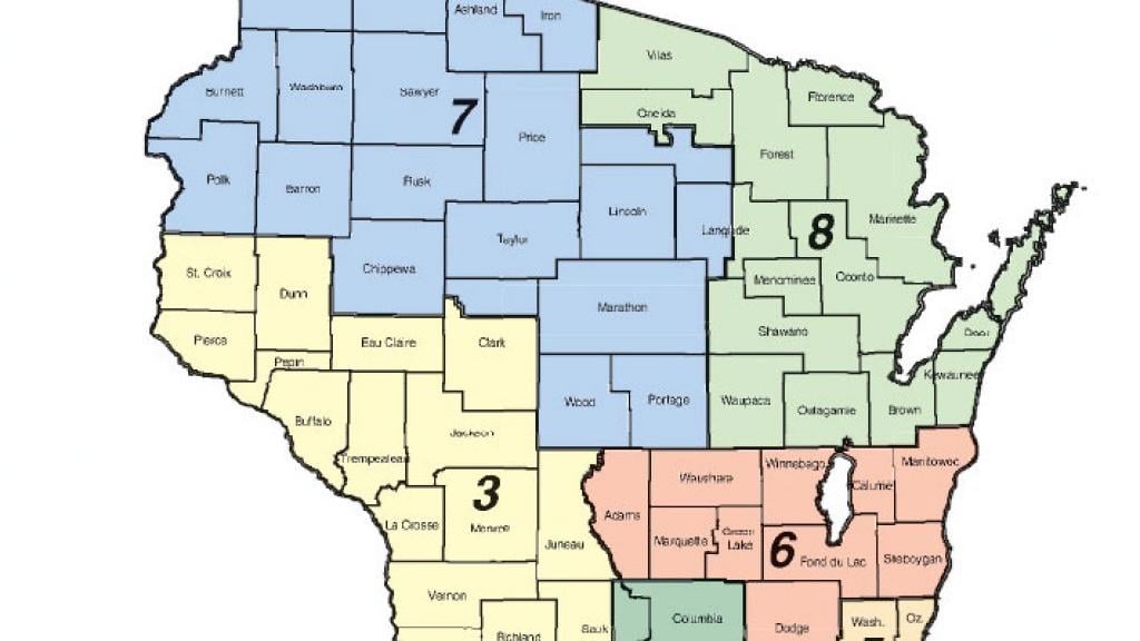 Wisconsin congressional district map | | host.madison.com