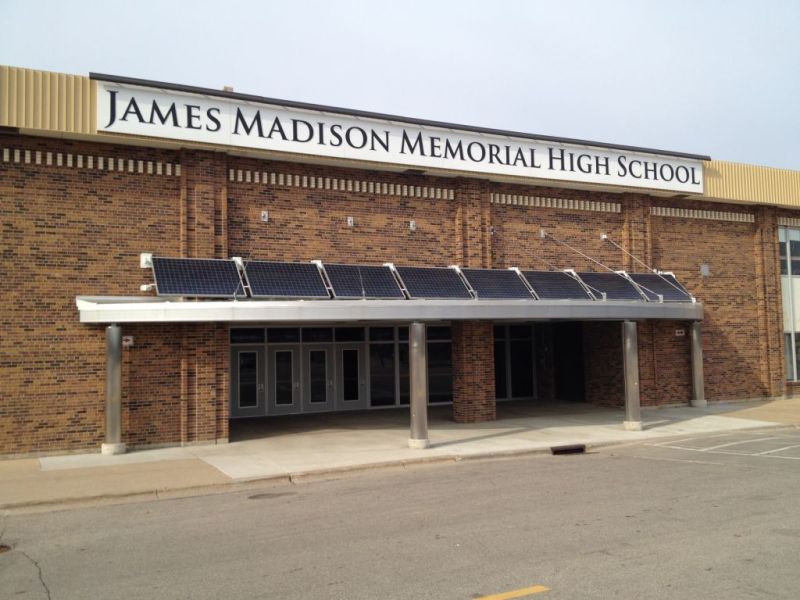 Just Ask Us How much energy do the solar panels at Madison's high