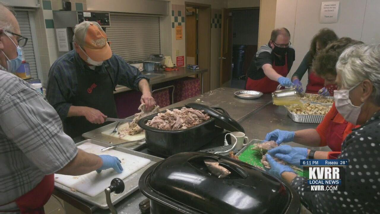 Blessed Sacred Catholic Church prepares delivery Thanksgiving meals