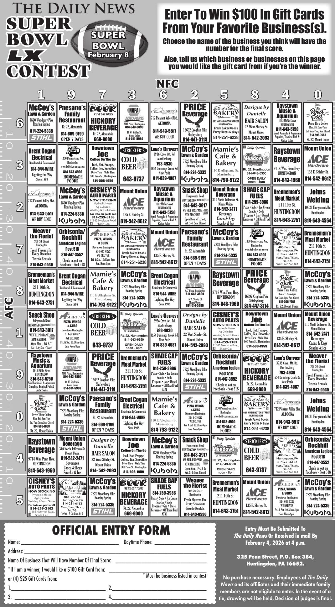 84715_Super Bowl Blocks 0124 | Services | huntingdondailynews.com