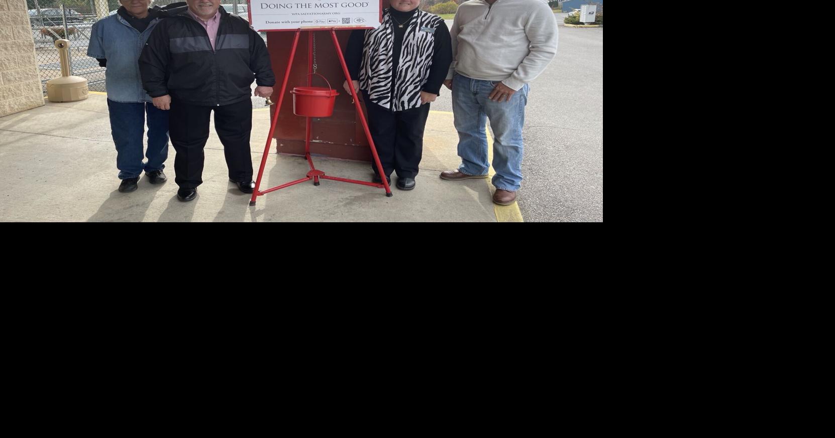 Bell ringers gather at Sandy Ridge Market in Orbisonia