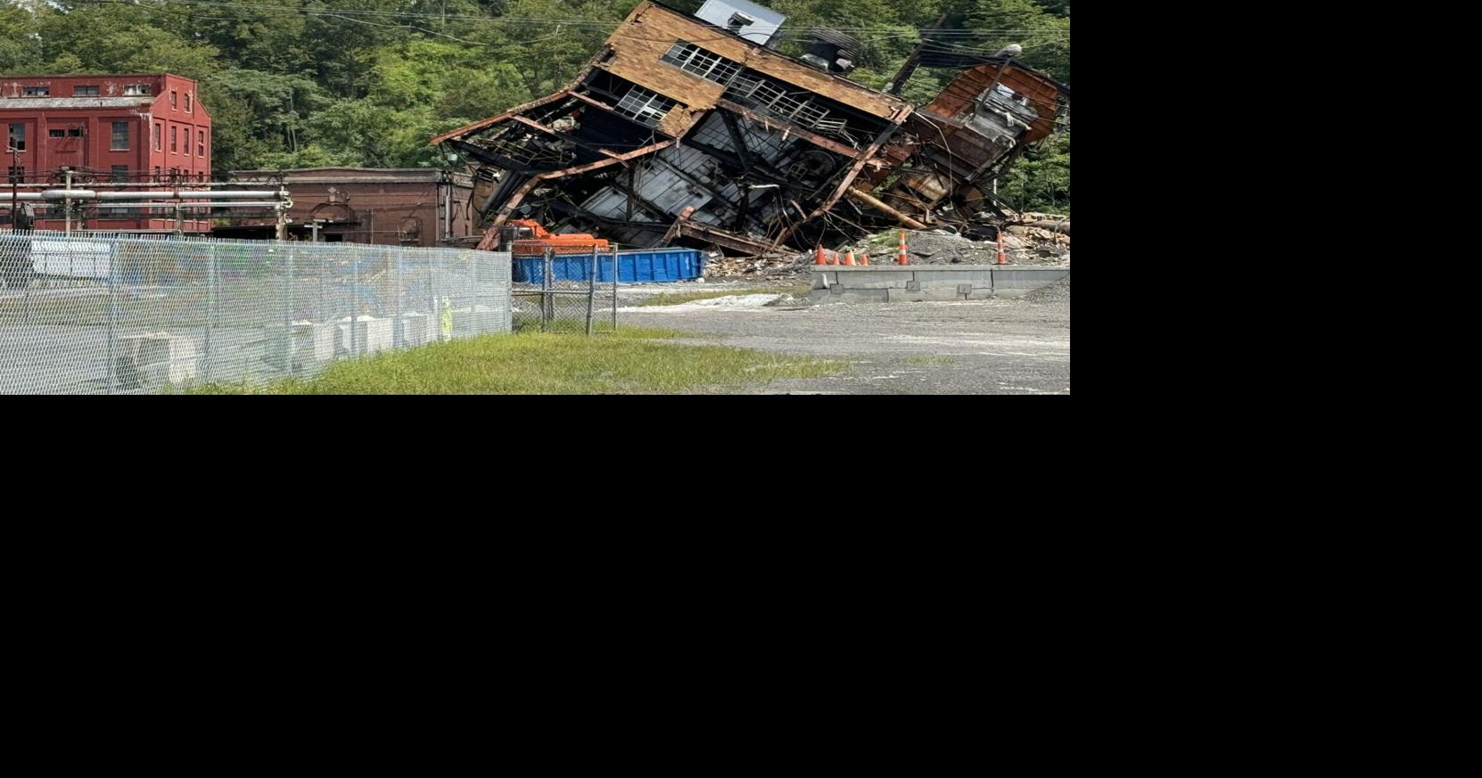 Paper mill smokestack demolished | News | huntingdondailynews.com