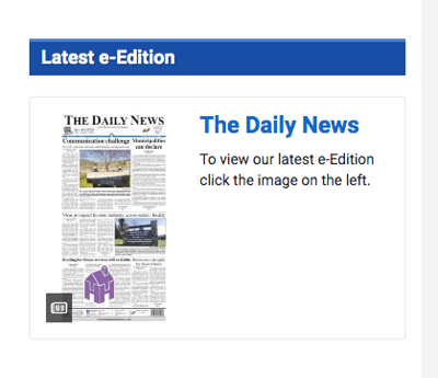 Digital Daily News available six days a week | Local ...