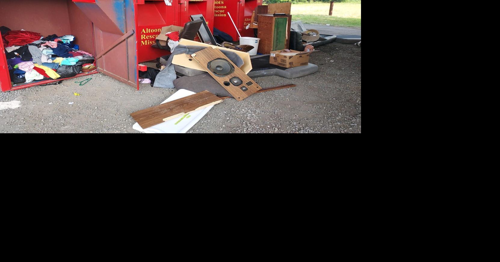 Bellwood donation bins trash bins News