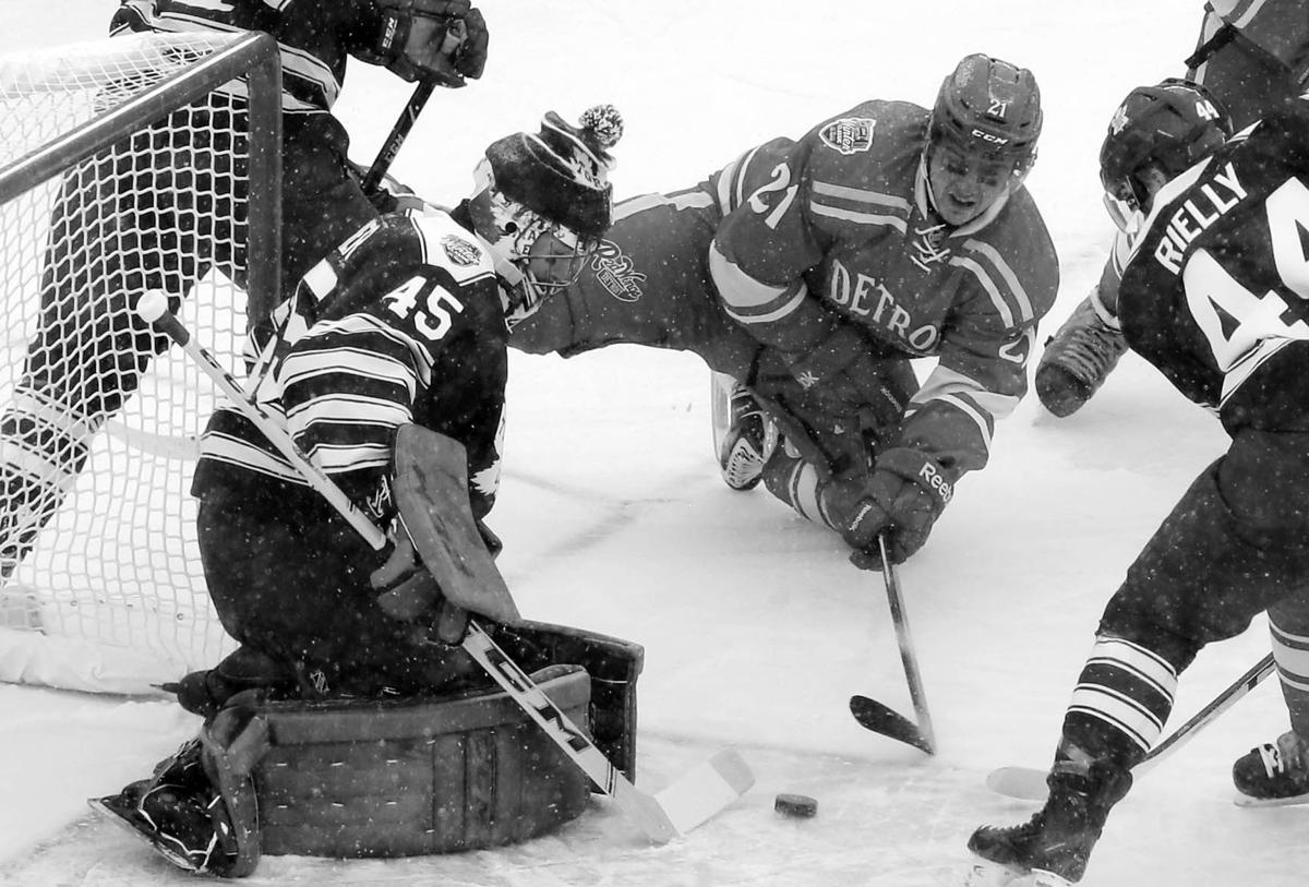 JAMES VAN RIEMSDYK Signed 2014 NHL Winter Classic Toronto Maple