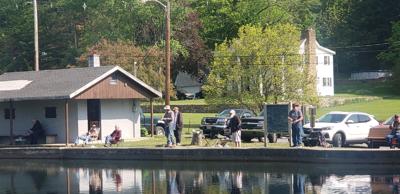 Seniors enjoy fishing at Reservoir Park