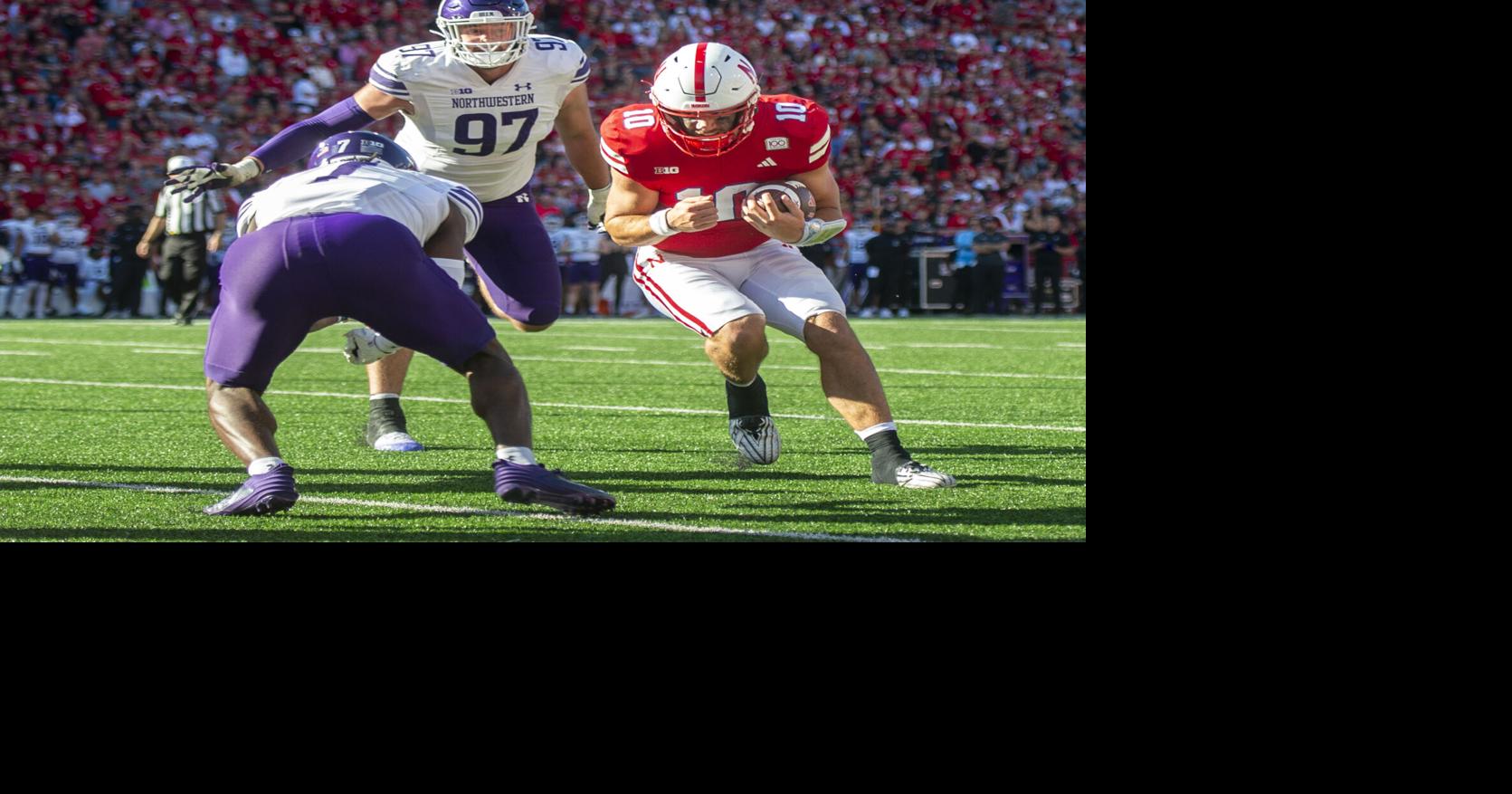 Nebraska football defeats Northwestern, 179
