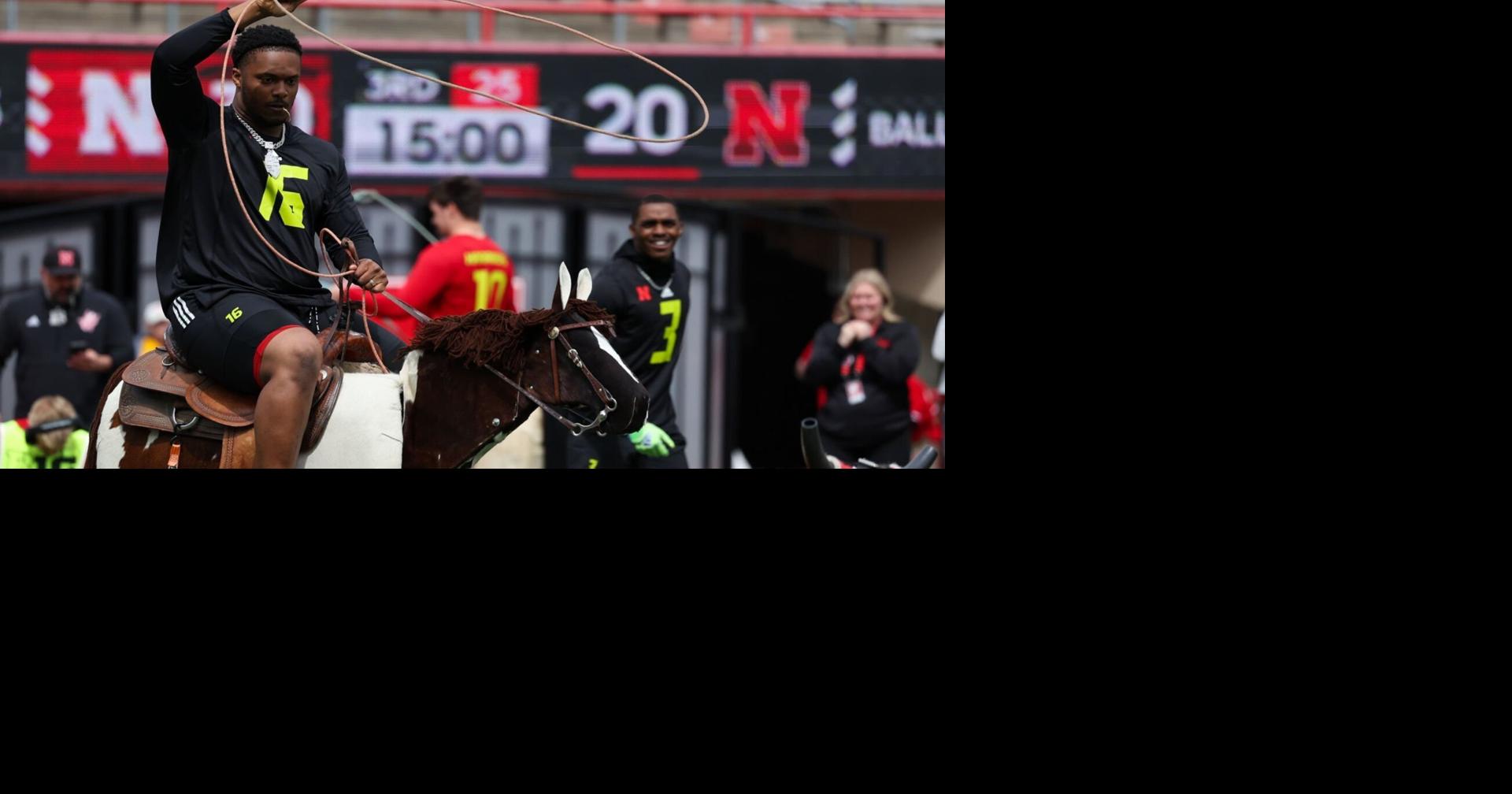 Nebraska football's impromptu day of roping, eating, racing and more