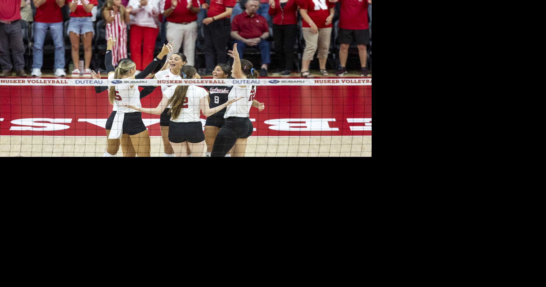 Nebraska volleyball sweeps USC; Ally Batenhorst receives warm