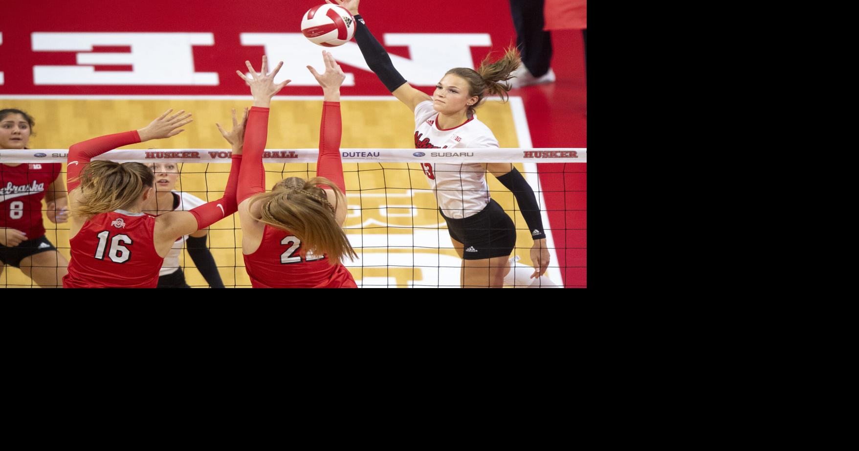 Nebraska Volleyball Hayden Mendelson Number 44 Jersey