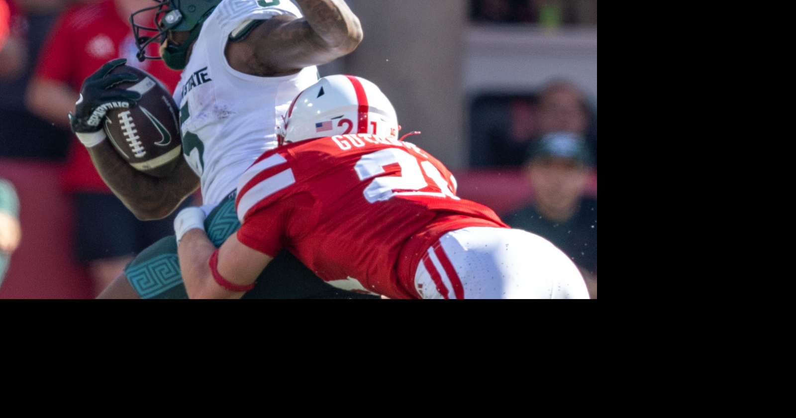 Rex Guthrie logs 5 tackles in his first Nebraska start