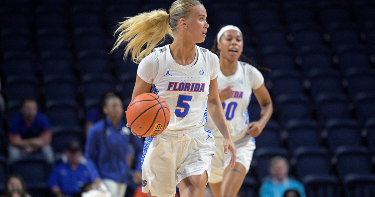 Alberte Rimdal Florida guard Alberte Rimdal transfers to Nebraska women's basketball