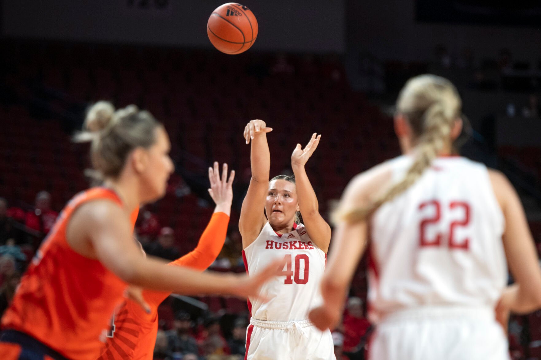 Nebraska Women's Basketball Holds Off Illinois