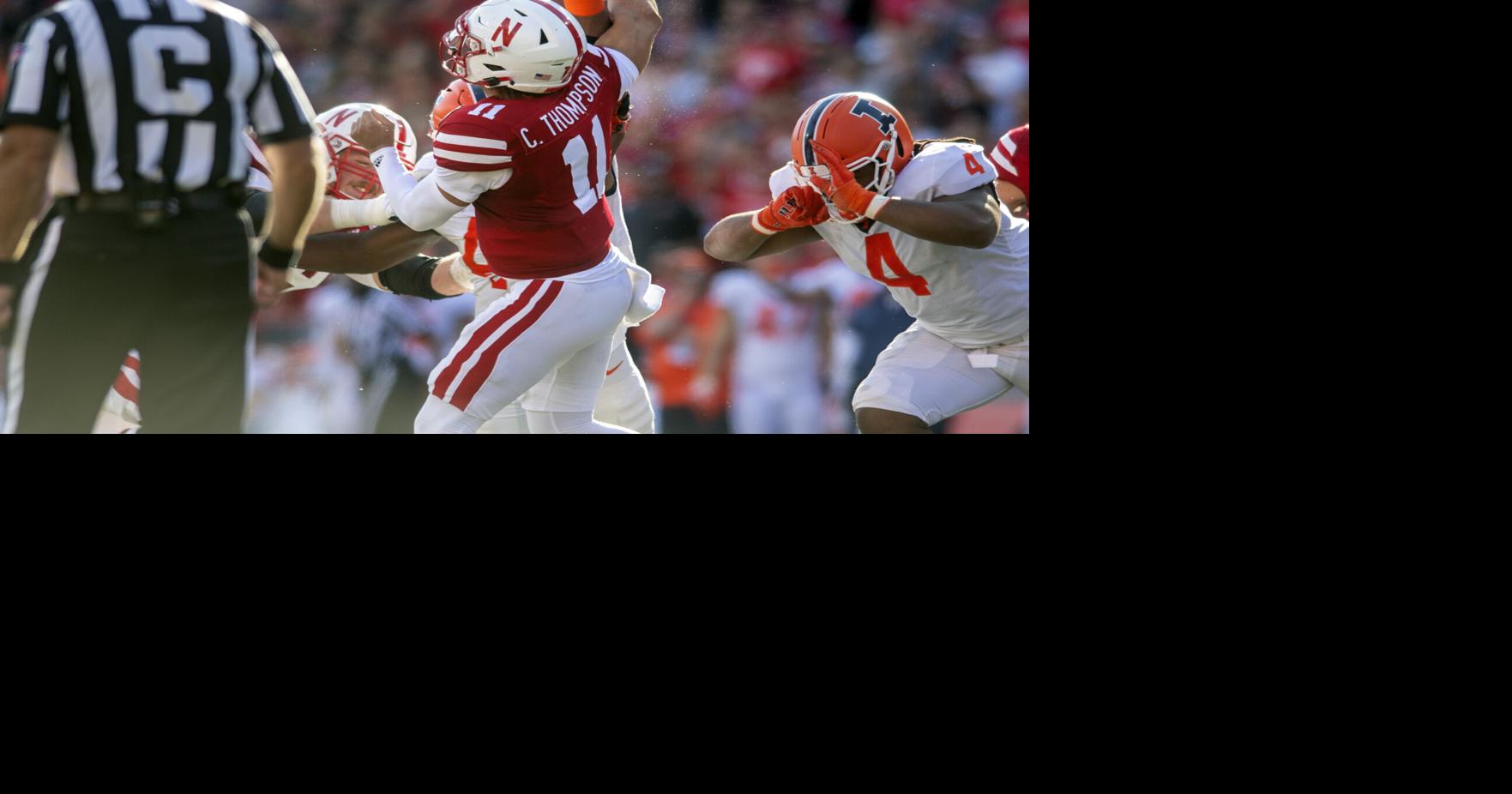 Nebraska offense crumbles after injured Thompson exits 269 loss to