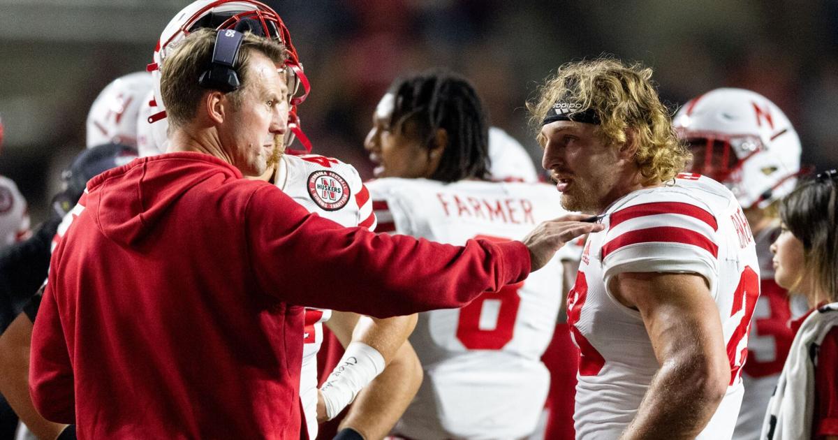 Two Nebraska starters game-time decisions vs Purdue; TE Thomas Fidone ...