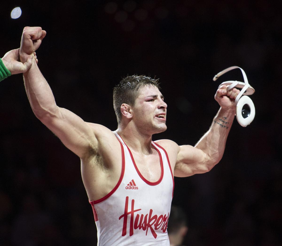 After earning impressive win, NU's Mikey Labriola named Big Ten wrestler of the week