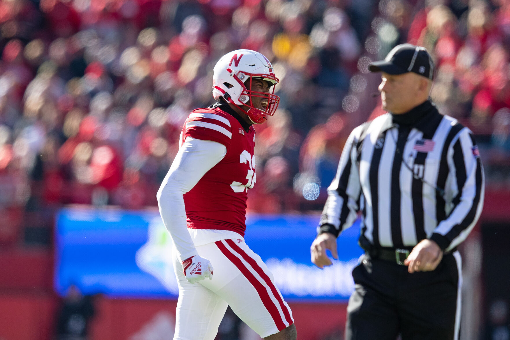 Former Nebraska Edge Ochaun Mathis Selected In 6th Round Of NFL Draft