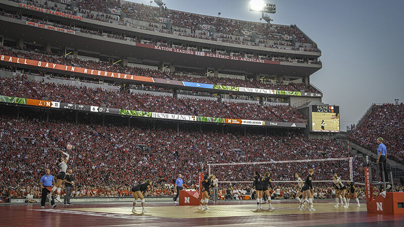 Husker Volleyball Sets Attendance Record | Photo Galleries ...