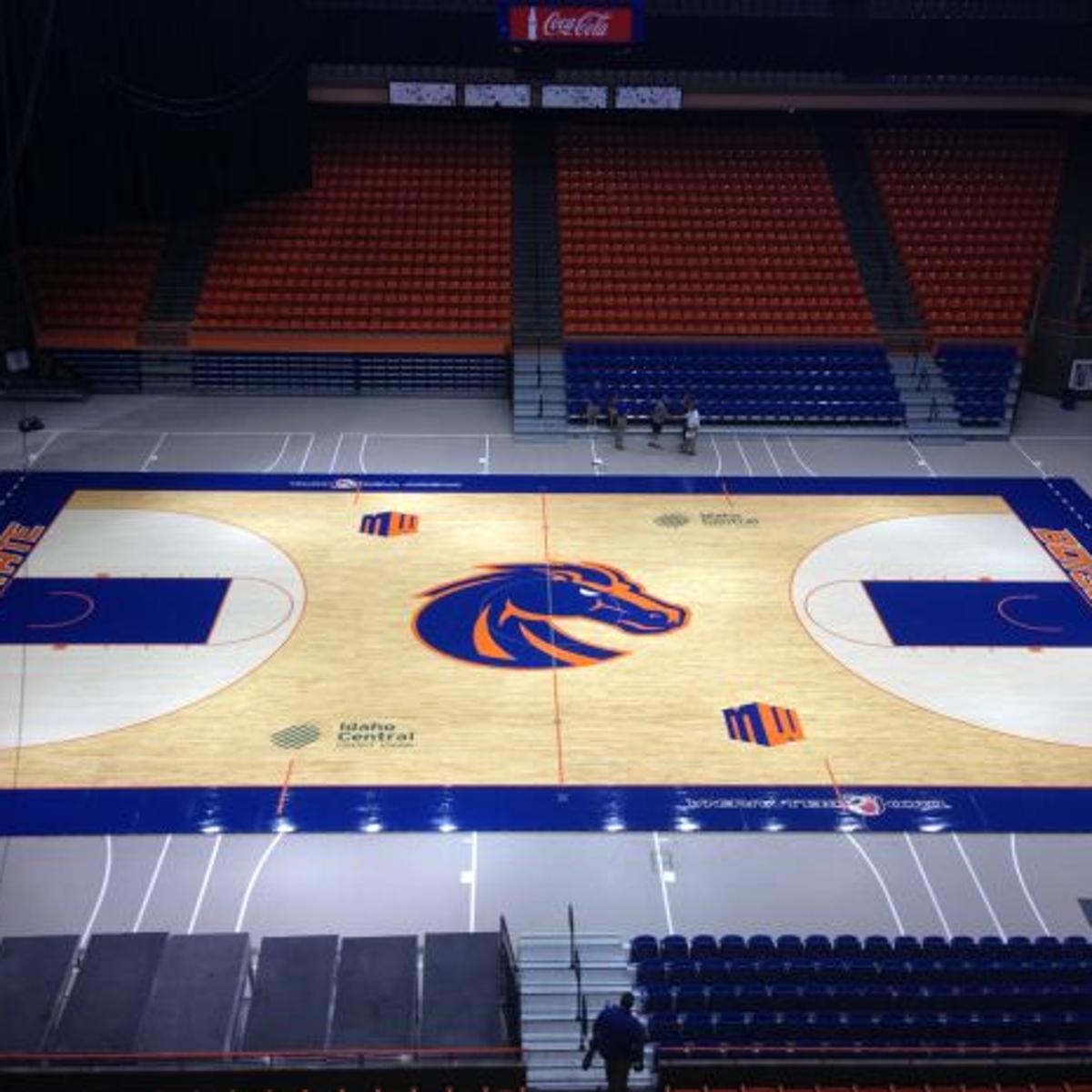 Boise State Unveils New Court Design At Taco Bell Arena Sports