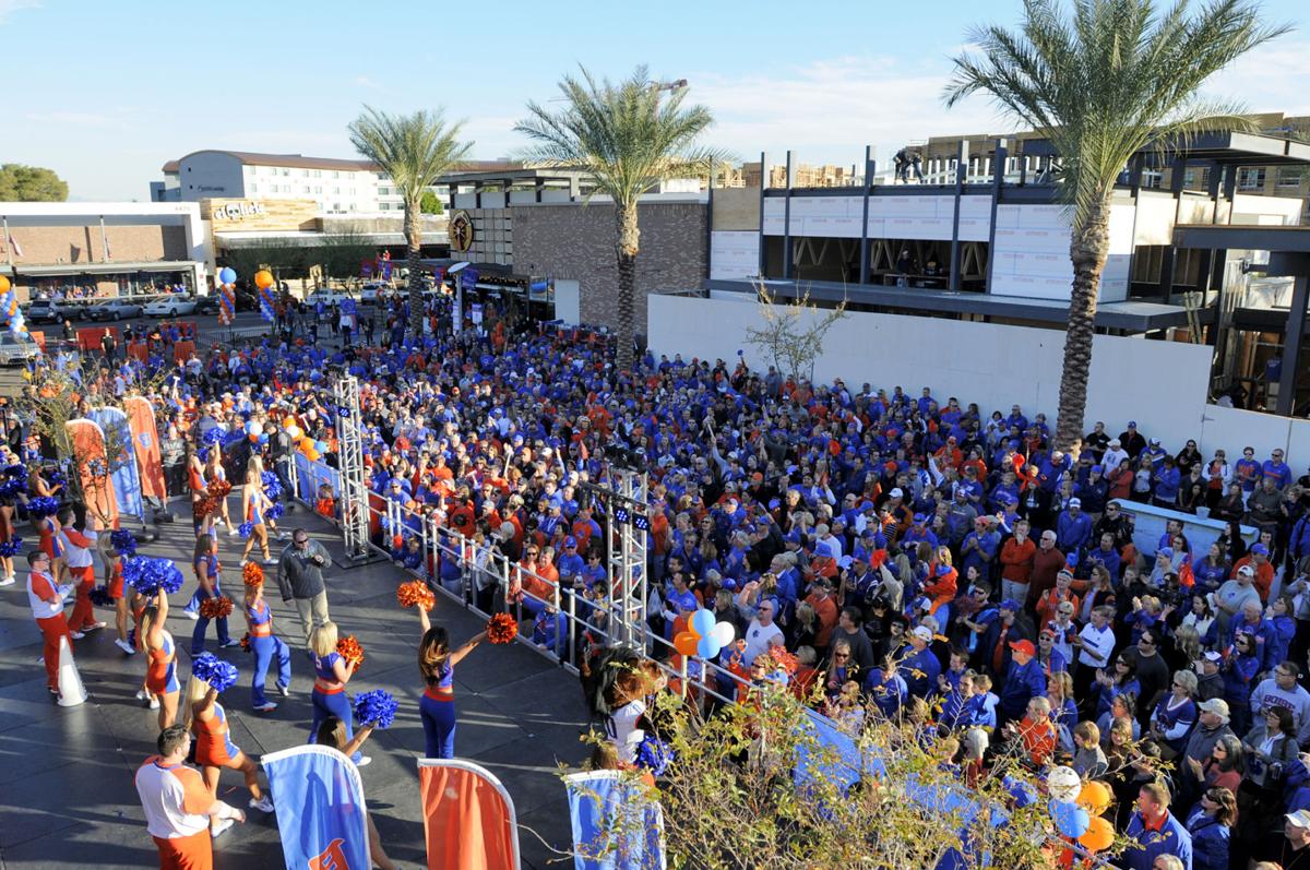Boise State Fiesta Bowl Pep Rally Blue Turf Sports