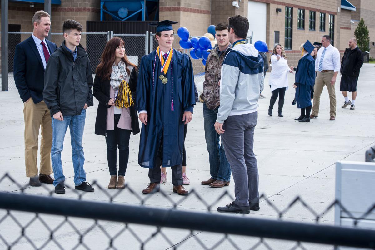 Middleton students celebrate graduation with socially distant ceremony