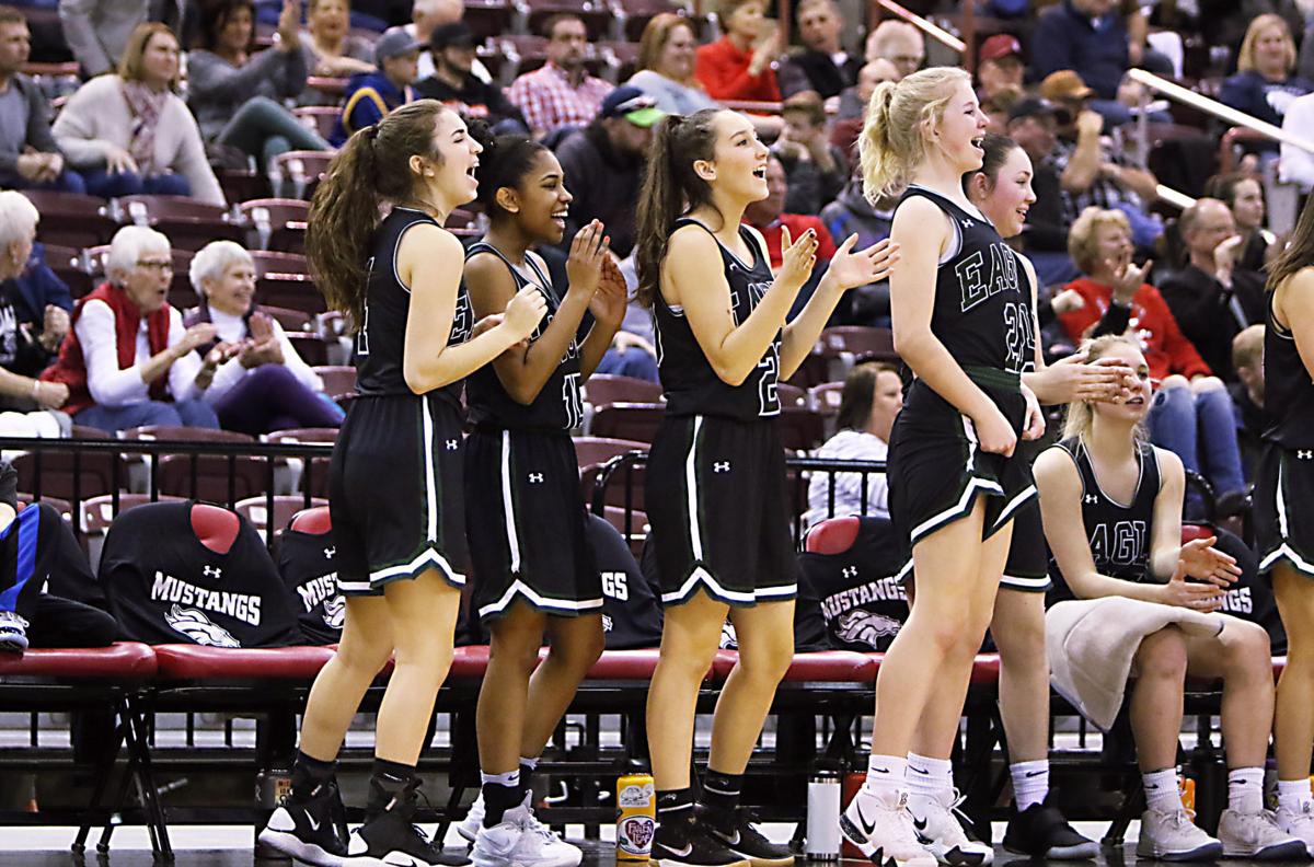 State Basketball Eagle vs Lake City girls