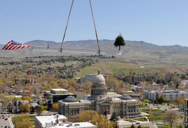 Topping Off Zions Bank Building Photos
