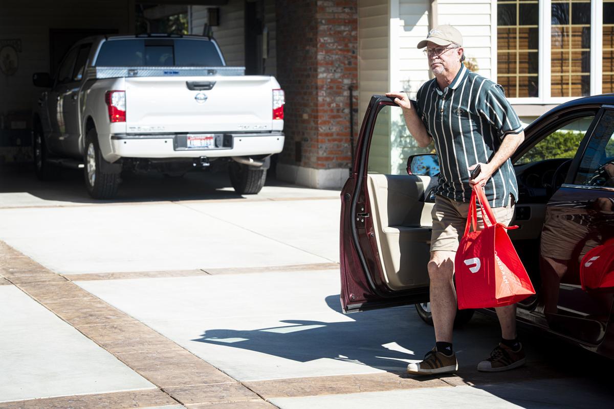 Food delivery drivers take to the road amidst COVID19 outbreak Coronavirus